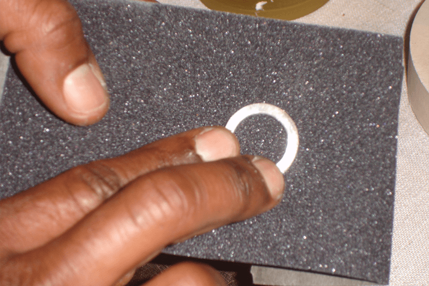 Making our wedding rings
