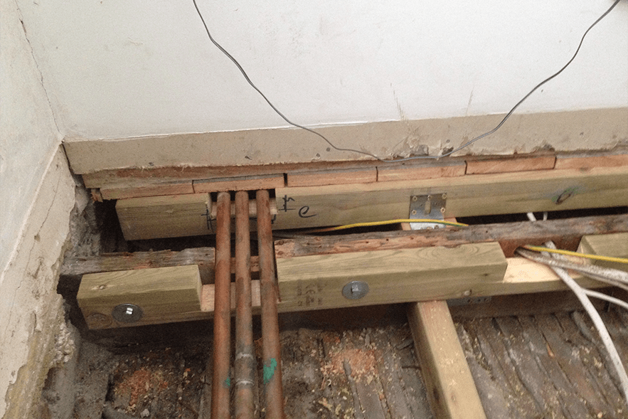 Joist support complete
